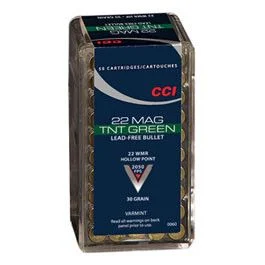 CCI TNT Green 22 Mag 30 Grain HP