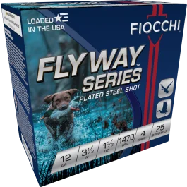 Fiocchi Flyway 12 Gauge 3 1 1/8 oz 4 Shot 123ST4