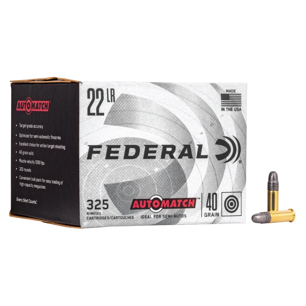 Federal .22LR Champion AutoMatch 40gr Ammo