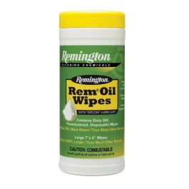 Remington Arms Oil Pop Up Wipes 60 Count 18384