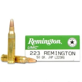 Remington UMC .223 Rem 50 Grain JHP 20 Round Box 23812