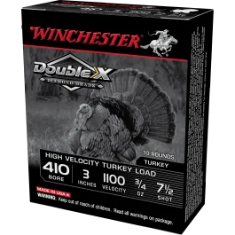 Winchester Double-X 410 Gauge 3 3/4oz 7.5 Shot Ammo / Rebate Eligible