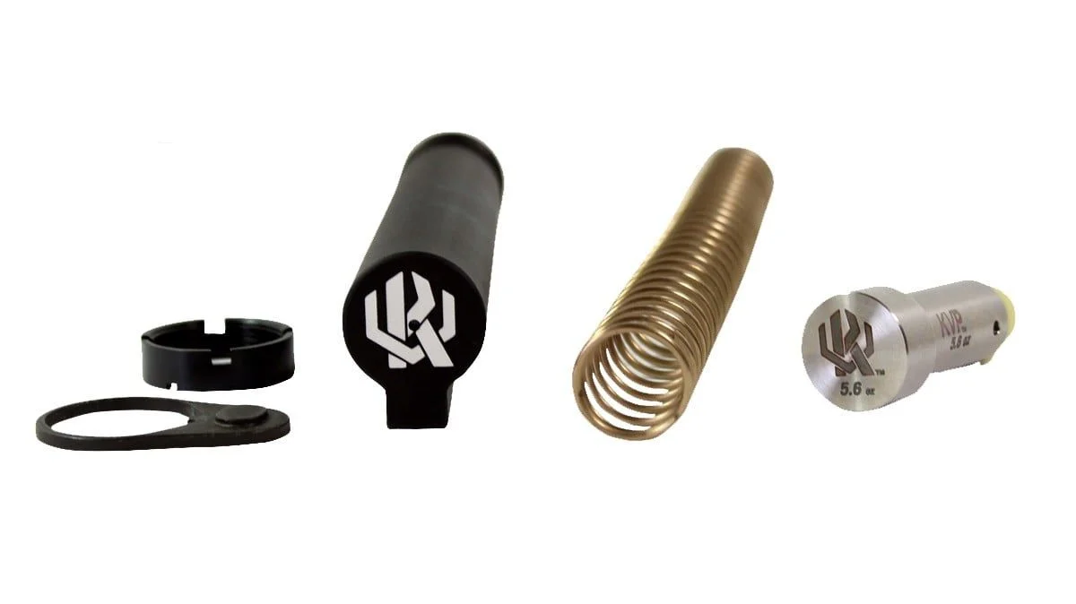 Kaw Valley Precision AR-10 Stock Completion Kit w/ 5.6oz Buffer - KVP-AR10-MILSPECKIT-5.6