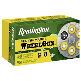 Remington Performance Wheelgun 38 Special 148 Grain Target Master Wad Cutter 22267