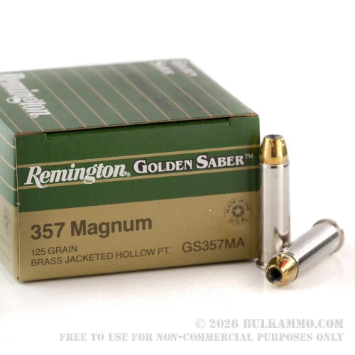 500Rounds of .357 Mag Ammo by Remington - 125gr JHP