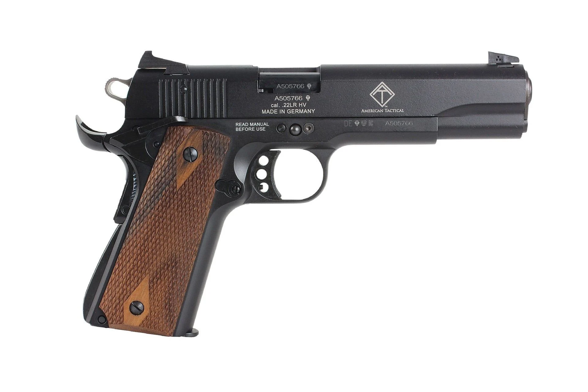 American Tactical GSG 1911 5" .22 LR 10 Rd Full Size Semi-Auto Pistol - Black - GERG2210M1911CA