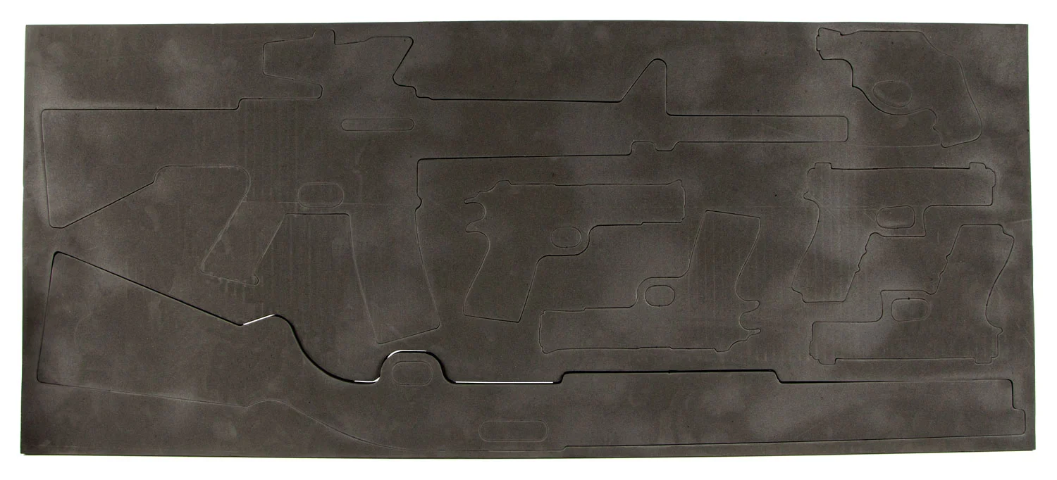 Hornady Foam Gun Sheet 40″ x 18″ x 1.2″ Black