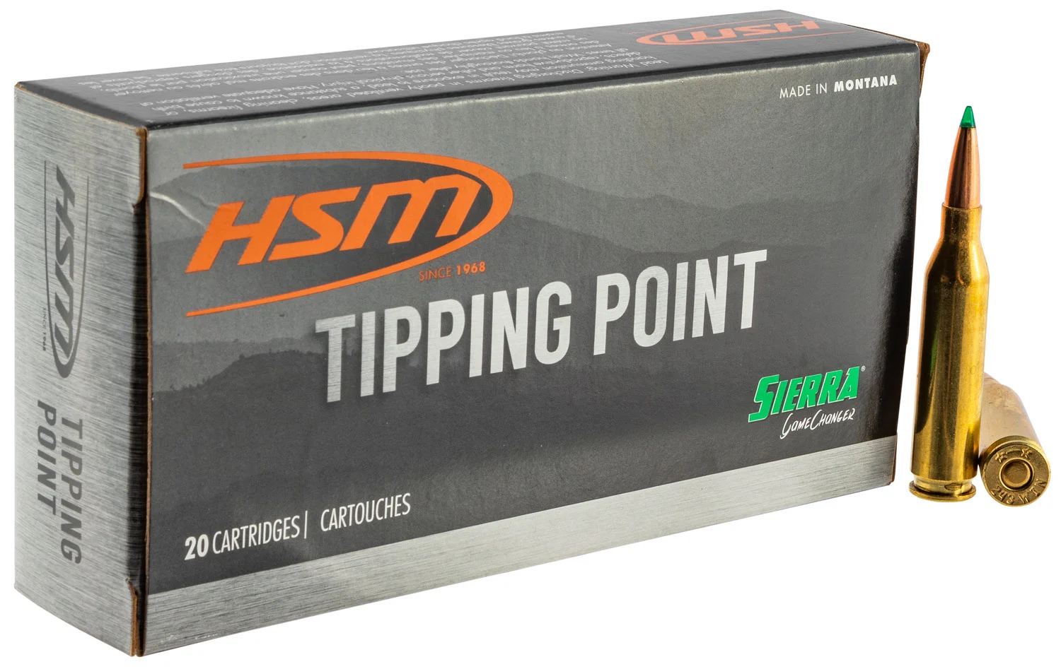 HSM Tipping Point 7mm-08 Rem 165 gr – 20rd Box