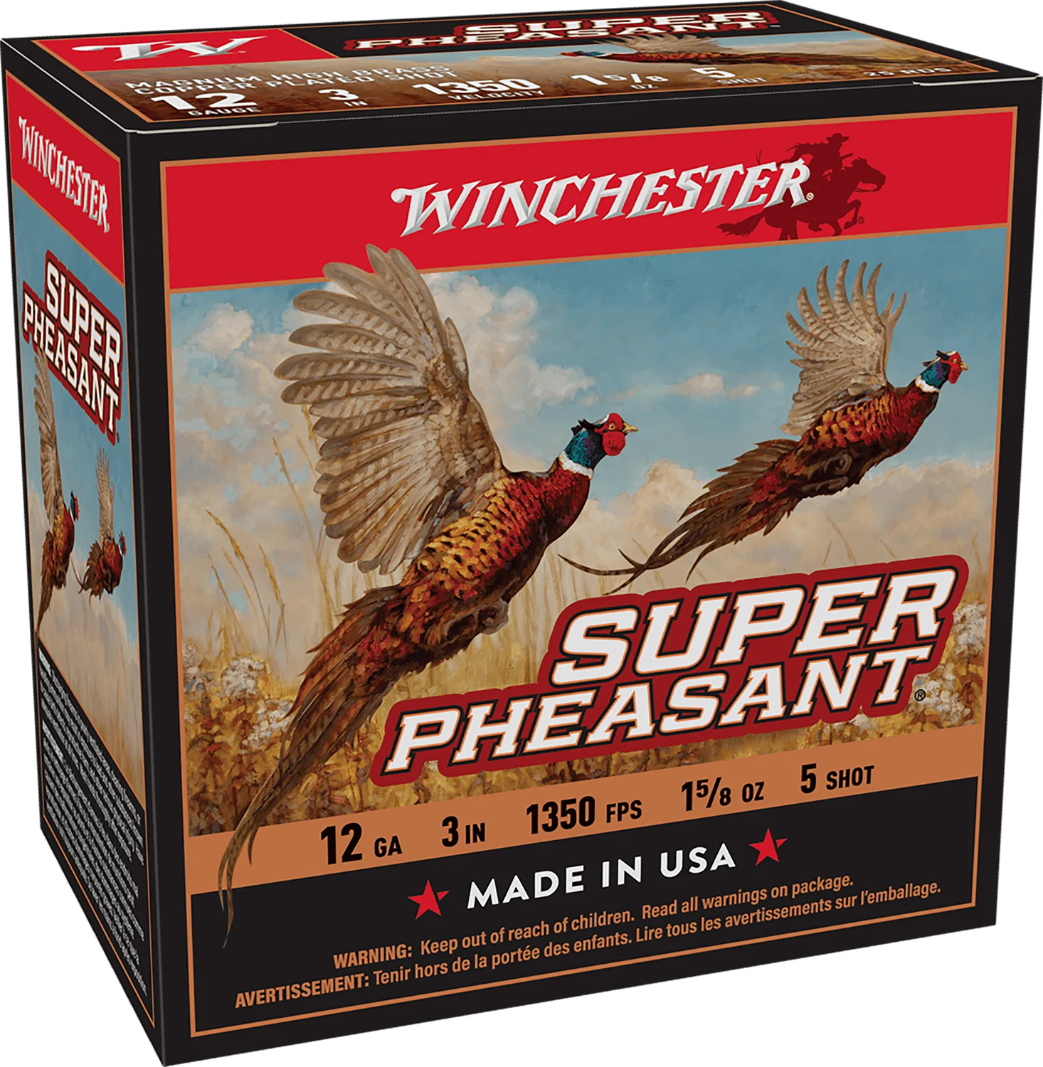 Winchester Super Pheasant 12ga 3in 1-5/8oz #5 25rd