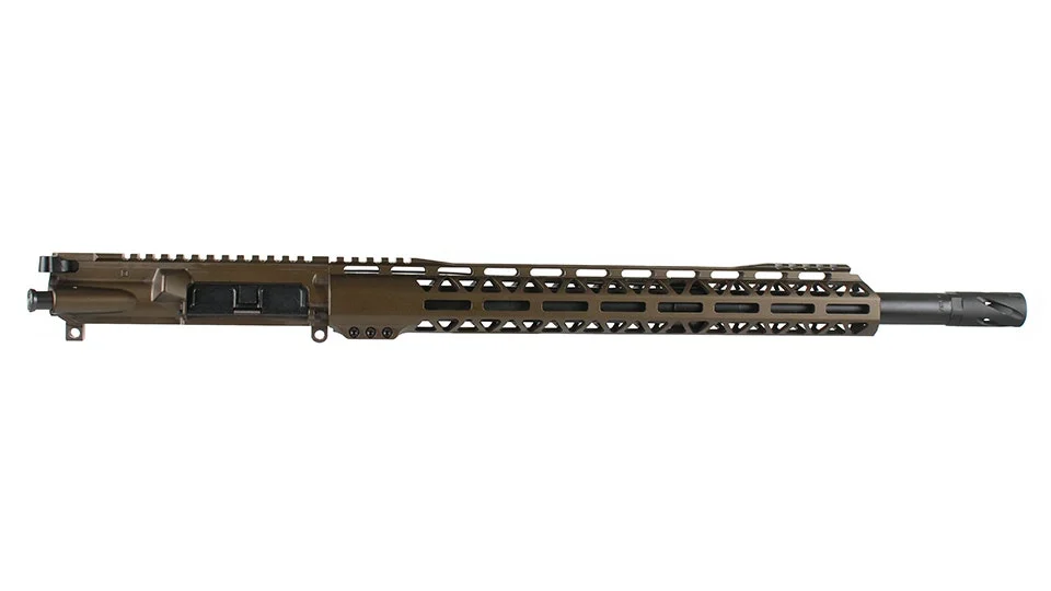 BC-15 | 12.7x42 Midnight Bronze Cerakote Upper | 18" Parkerized Heavy Barrel | 1:20 Twist | Mid-Length Gas System | Talon 15” MLOK Split Rail | with BCG & Charging Handle
