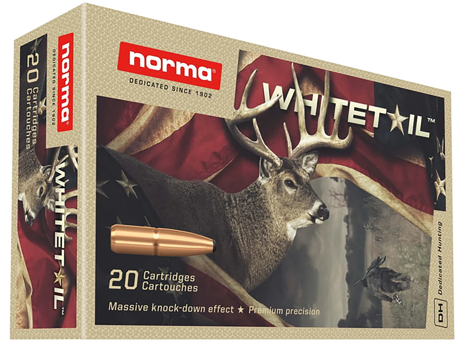 Norma Whitetail 7mm-08 Rem 150gr PSP 20/Box
