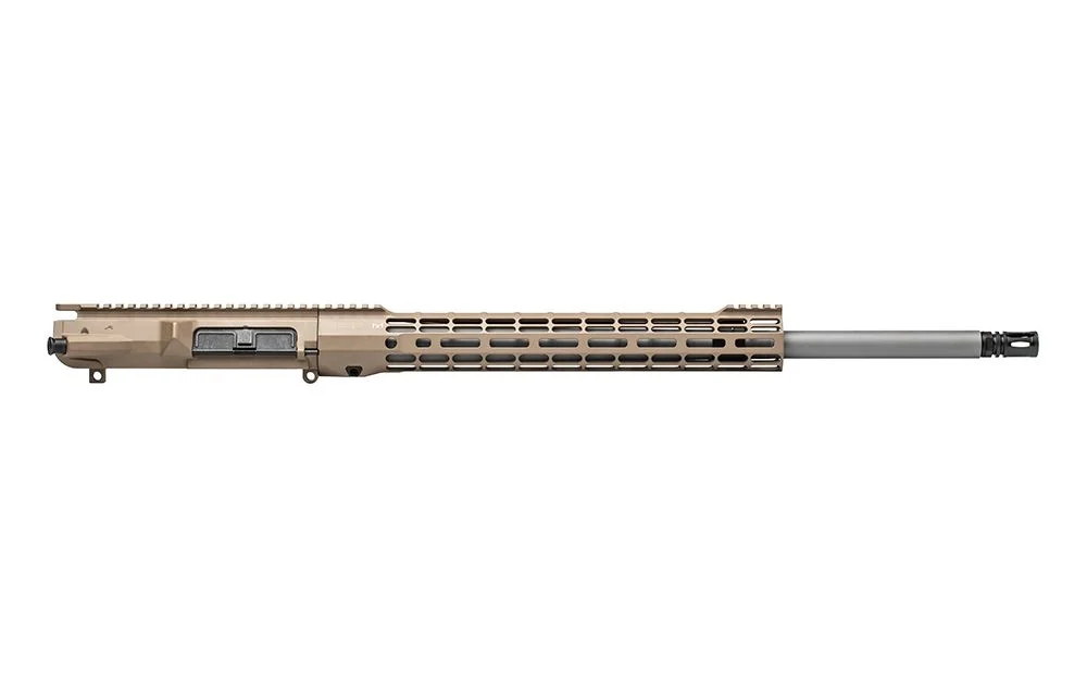 Aero Precision M5 Complete Upper 22" 6.5 Creedmoor SS Rifle Barrel ATLAS S-ONE 15" M-LOK HG - FDE Cerakote - APAR538115M46