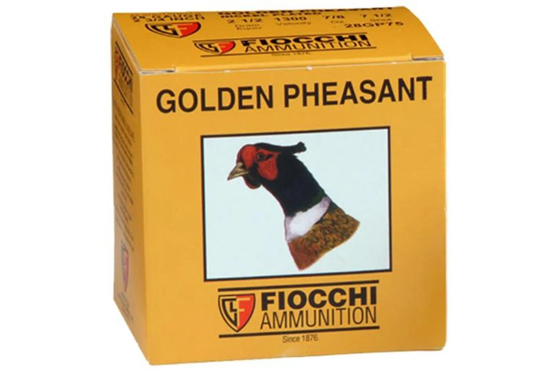 Fiocchi 28GP75 Golden Pheasant 28 Gauge 2.75" 7/8 oz 7.5 Shot Shotgun Ammo - 10 Rounds - 28GP75