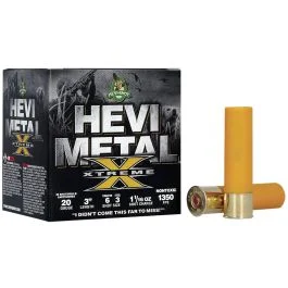 Hevi-Shot Hevi-Metal Xtreme 2 Ga 3In 1-1/16 Oz #6 Tungsten & #3 Steel