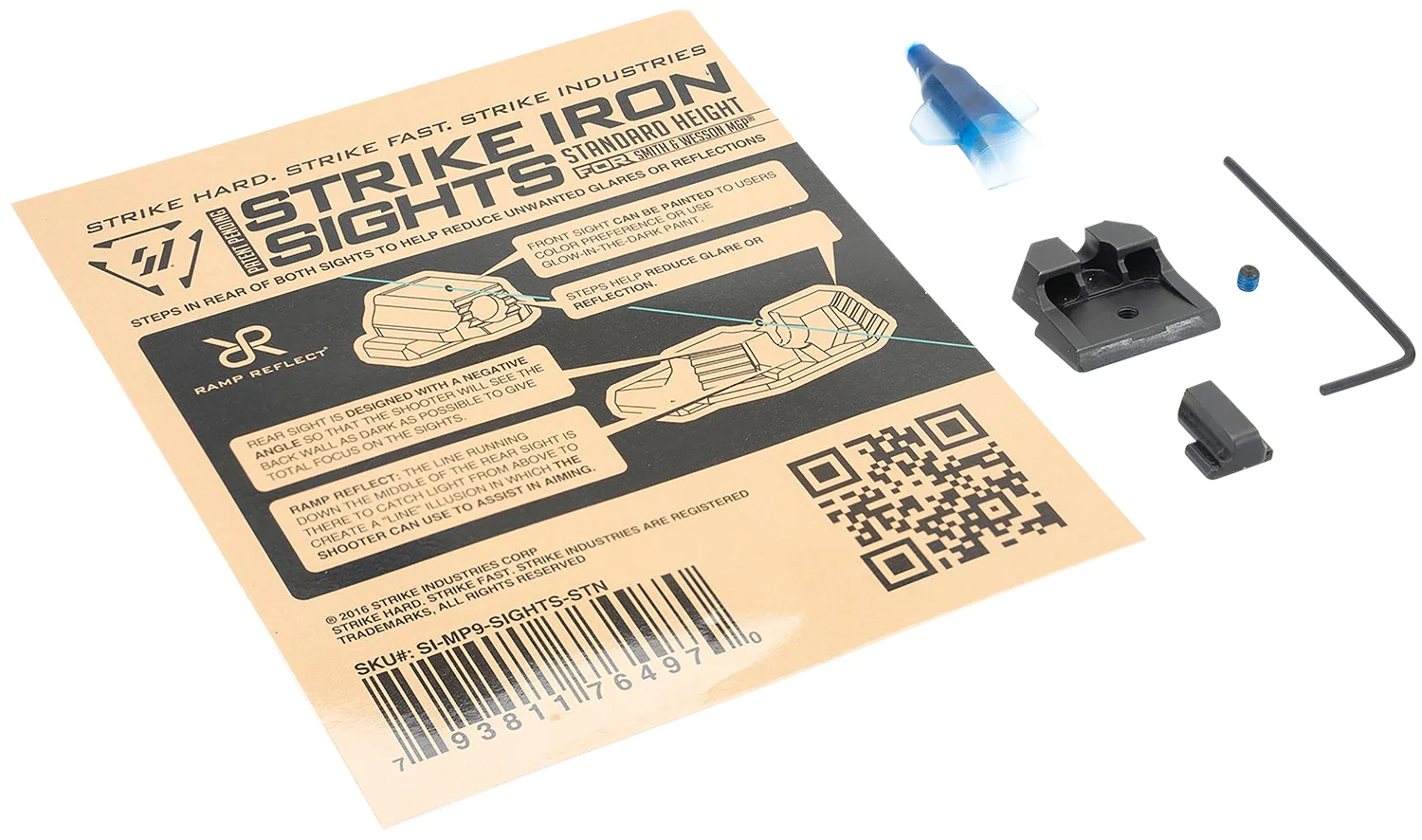 Strike Industries Iron Sights for Smith & Wesson M&P9