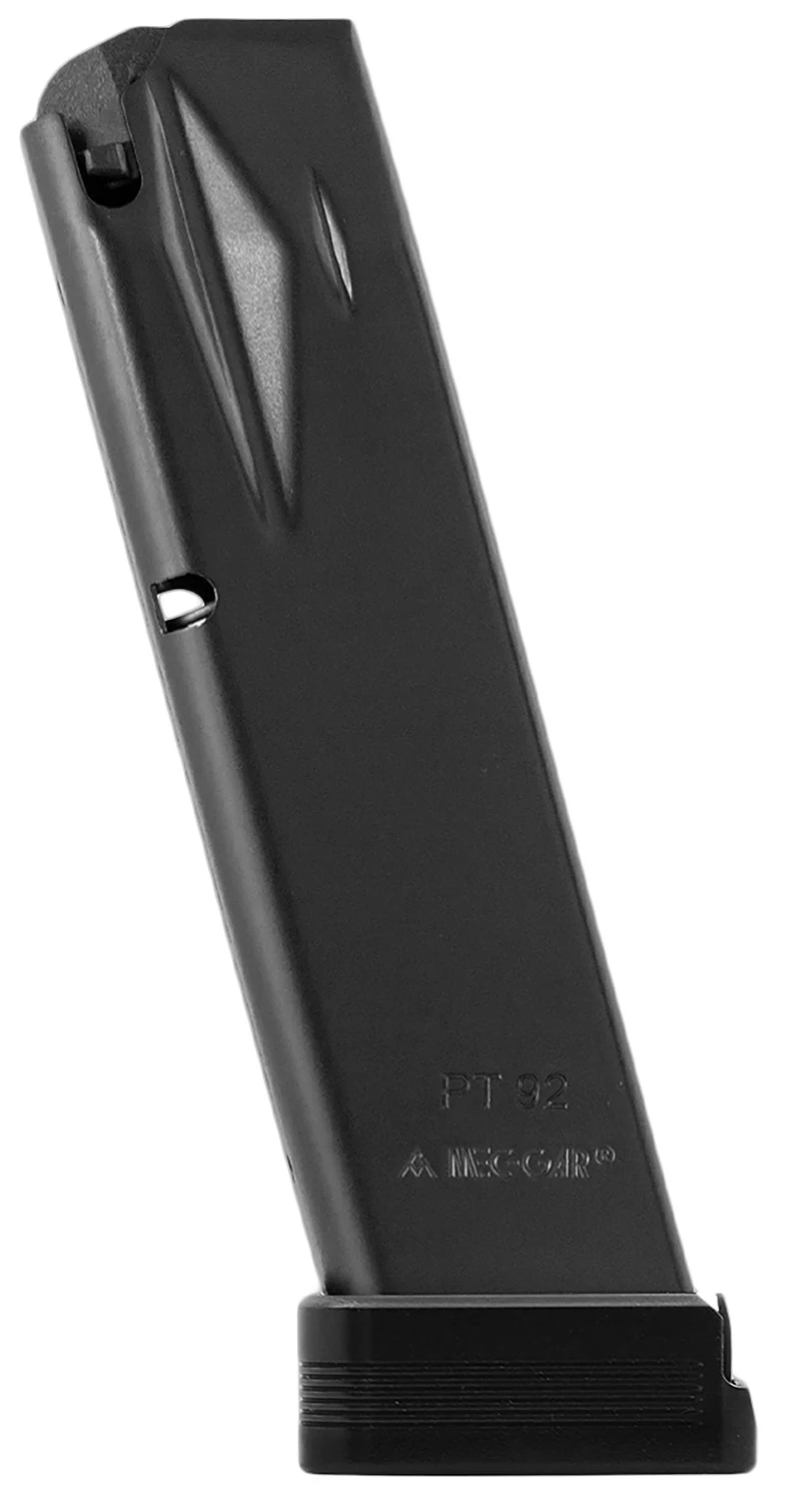 Mec-Gar MGPT9220M 20rd 9mm Magazine for Taurus PT92/PT99, Black