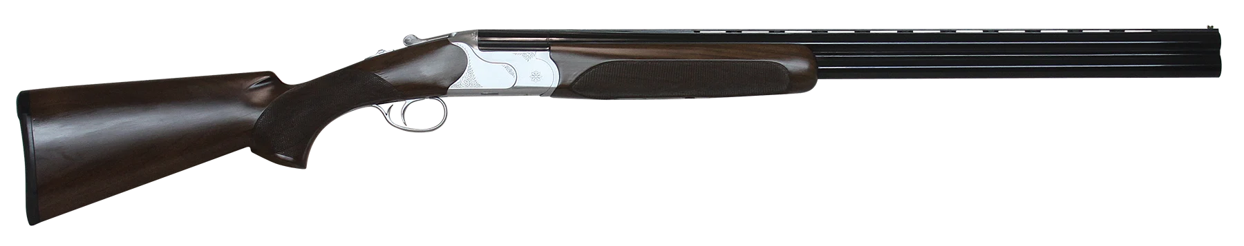 CZ-USA 06471 Redhead Premier 12 Gauge with 28" Gloss Black Chrome Barrel, 3" Chamber, 2rd, Silver SatinFinish & Turkish Walnut - 97585