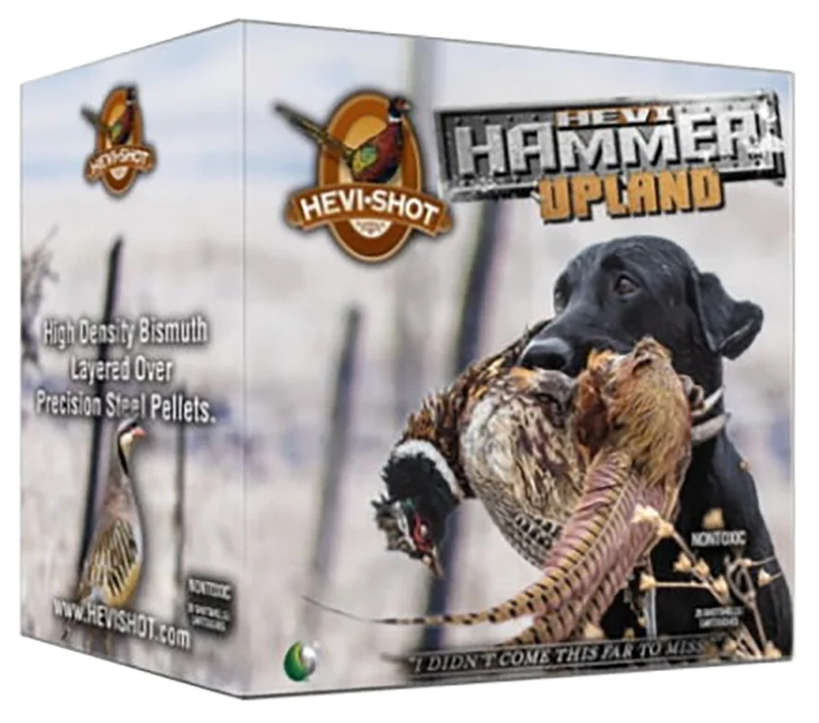 HEVI-Shot HS29225 HEVI-Hammer Upland 20 Gauge 3" 7/8 oz 1325 fps Steel Bismuth 5 Shot Shotgun Ammo - 25 Rounds - 136791