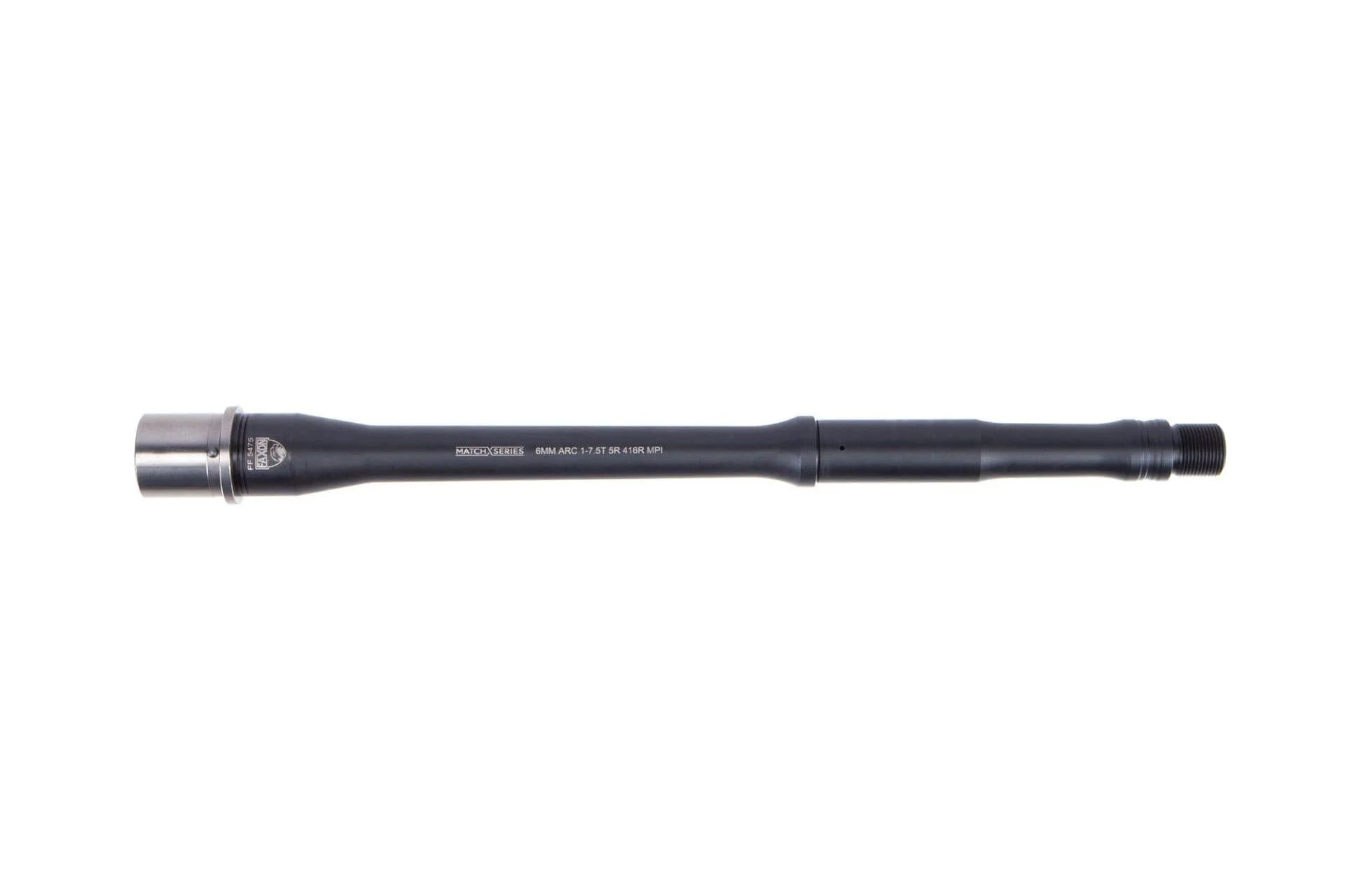 Faxon Match Series Firearms 12' GUNNER 6mm ARC Carbine 416-R Stainless Nitride / Melonite 5R Nickel Teflon Extension Barrel 1:7 Twist - 15BARC75C12NGQ-5R-NP3