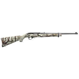 Ruger 10/22 Carbine .22 LR Semi-Automatic 18.5" Rifle, GO Wild Camo Rock Star 31113