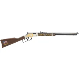 Henry Golden Boy Military Service Tribute 2nd Ed. Lever Action Rifle .22 S/L/LR 20" H004MS2
