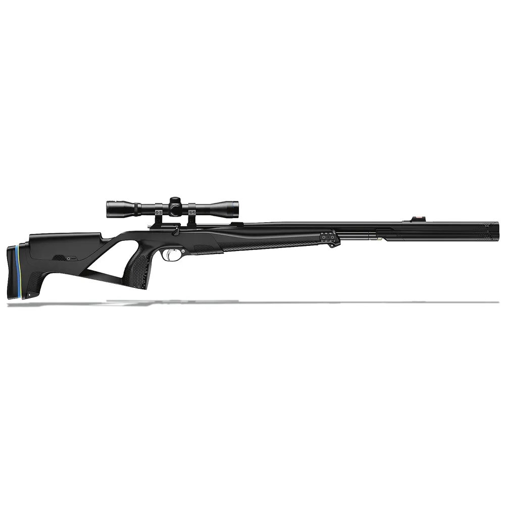 Stoeger XM1 PCP .22 Cal Suppressed Airgun w/Advanced Ergonomics Black Synthetic Stock, 4x32 Scope, Hand Pump 30409 - 30409