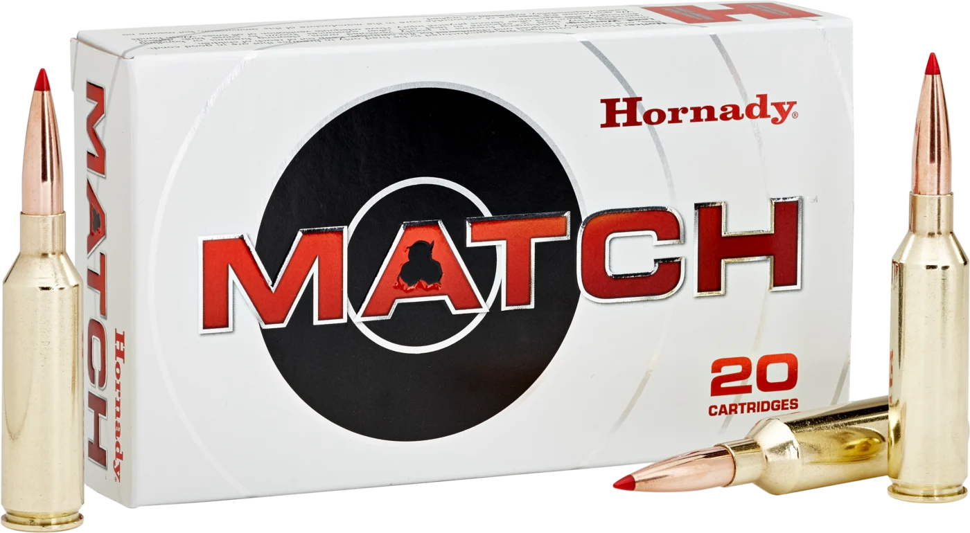 Hornady 82180 Match 300 Win Mag 195 gr 2930 fps Extremely Low Drag-Match (ELD-M) Rifle Ammo - 20 Rounds - 50528