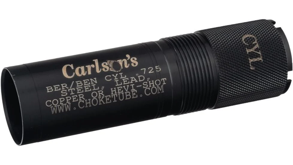 Carlson's Beretta Benelli Mobil Sporting Clays Choke Tubes - 12GA, .695dia, Full, Black - CRL25517