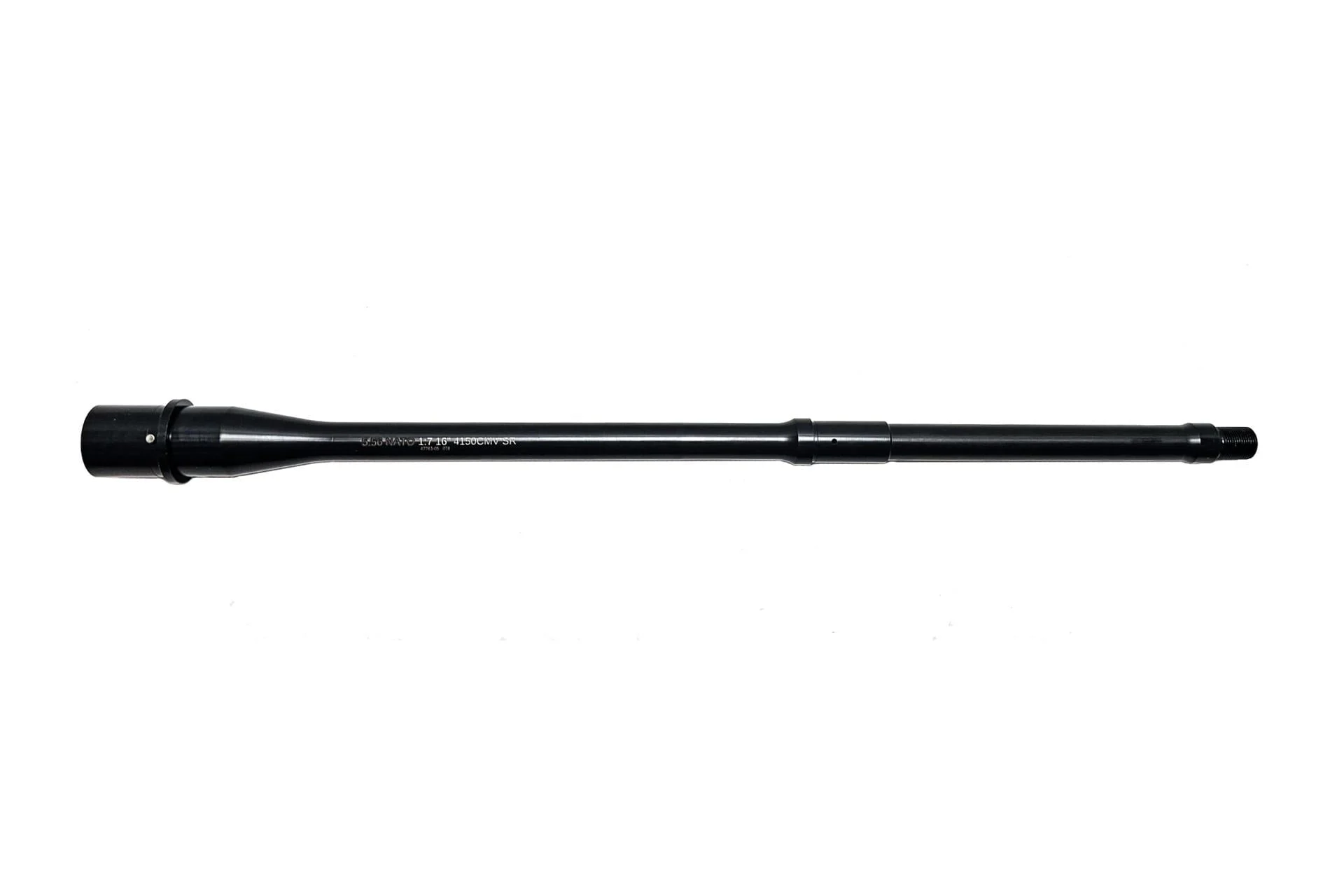 16" 5.56 NATO 1:7 Twist Black Nitride Mid-Length Pencil Barrel - 18446
