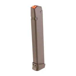 Glock 17/34 9mm 33-Round Extended Magazine, Flat Dark Earth 47463