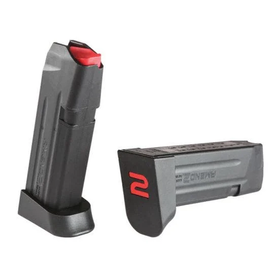 AMEND2 A2 15 ROUND 9MM GLOCK 19 DETACHABLE MAGAZINE | BLACK - A2GLOCK19BLK