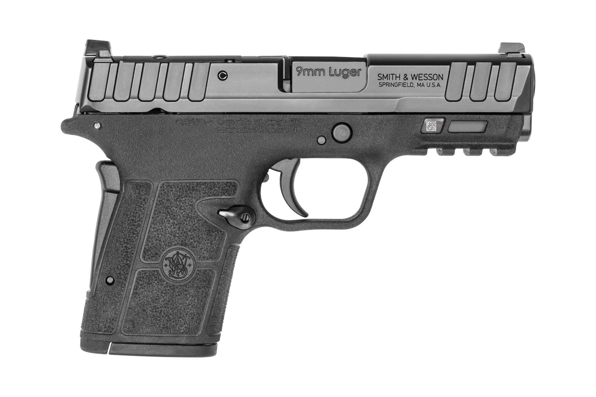 Smith & Wesson Equalizer 3.675" 9mm 10rd Subcompact Semi-Auto Pistol - Black - 13733