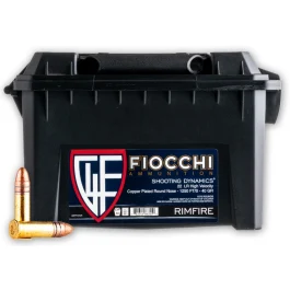 Fiocchi .22 LR, 40 Grain CPRN, 1575 Round Ammo Can 22FFHVCR