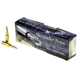 Alexander Arms Lapua Scenar 6.5 Grendel 123 Grain Lapua Scenar Boat Tail Open Tip Match Ammo