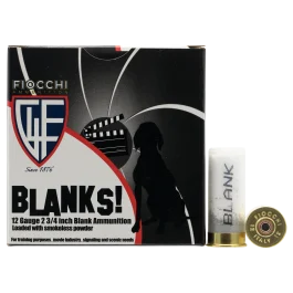 Fiocchi 12 Gauge 2.75 Shotgun Blank 25 Rounds Ammo