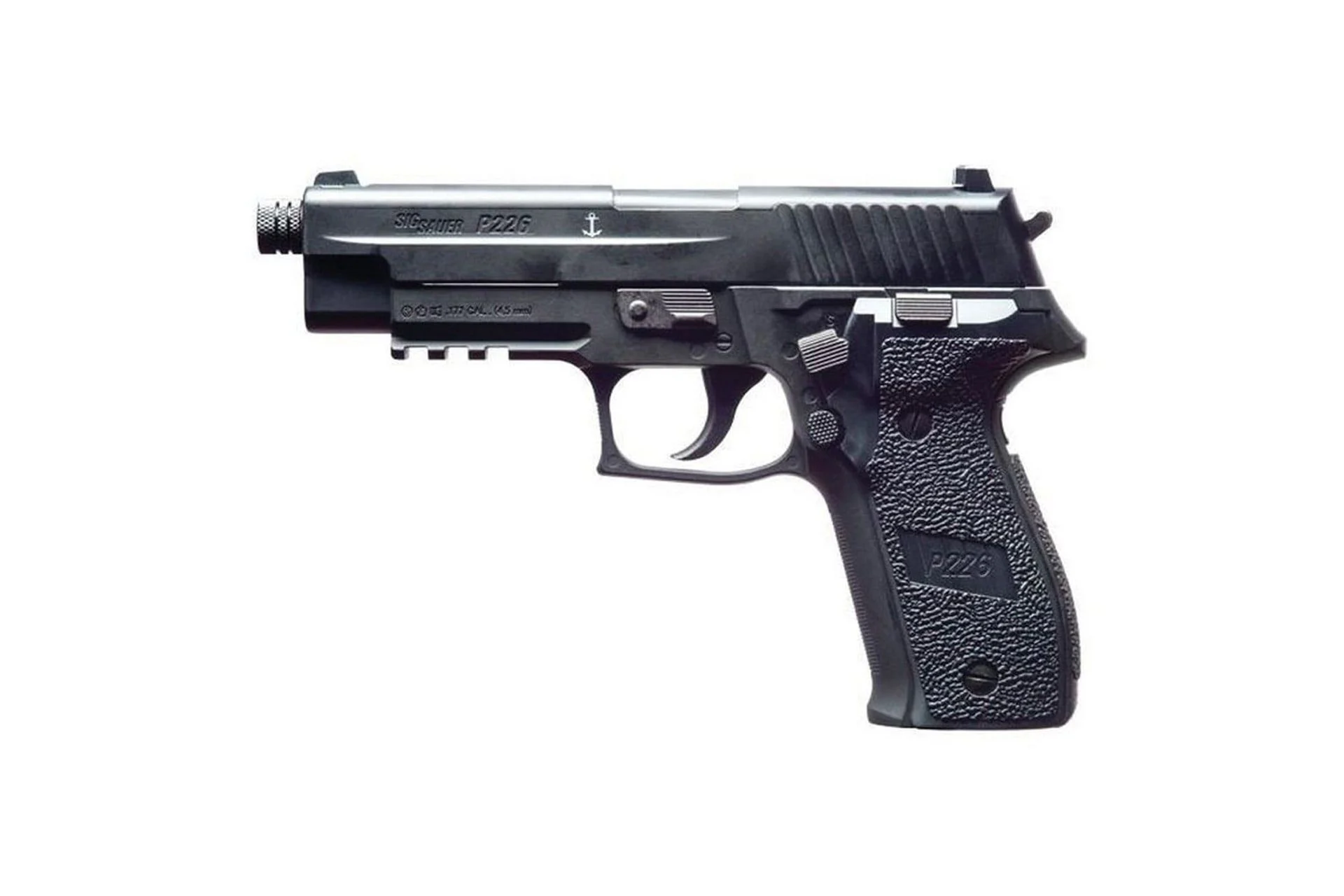Sig Sauer P226 ASP .177 Air Pistol - Black - AIR-226F-177-12G-16-BLK