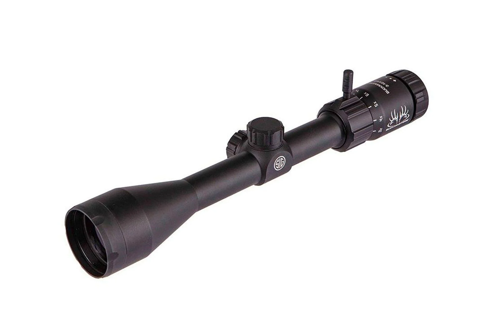 SIG Buckmaster 3-12x44 Scope w/ BDC Reticle - Black - SOBM43001