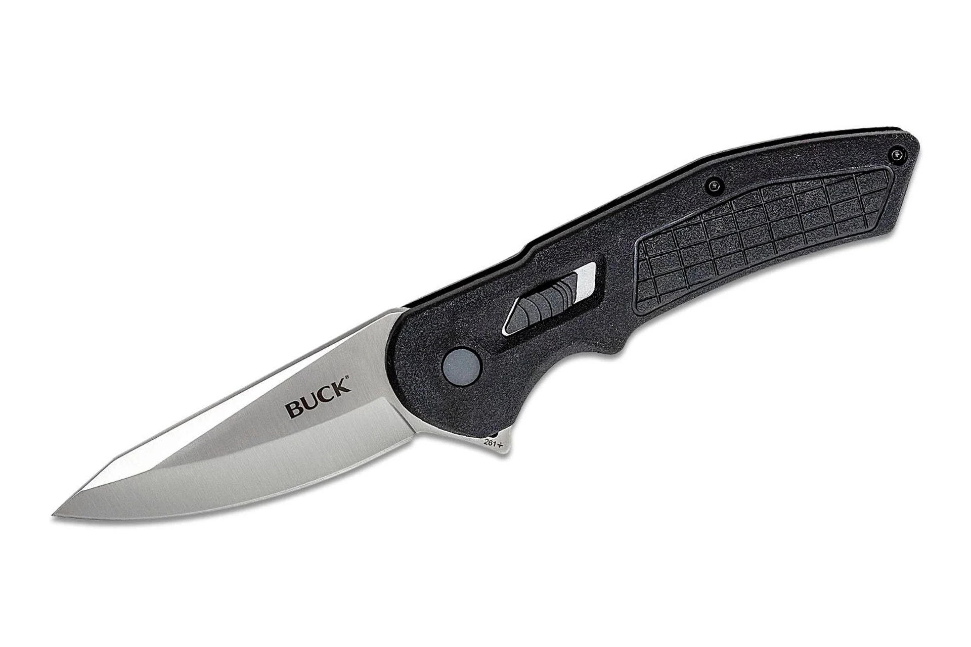 Buck Knives 261 Hexam 3.3" EDC Folding Knife - Black Handle - 0261BKS-B