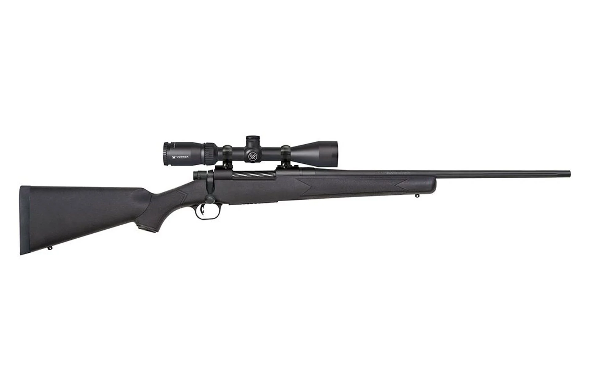 Mossberg Patriot 22" 243 Winchester 5+1 Bolt Action Rifle w/ Vortex 3-9x40 Scope - Black - 27932