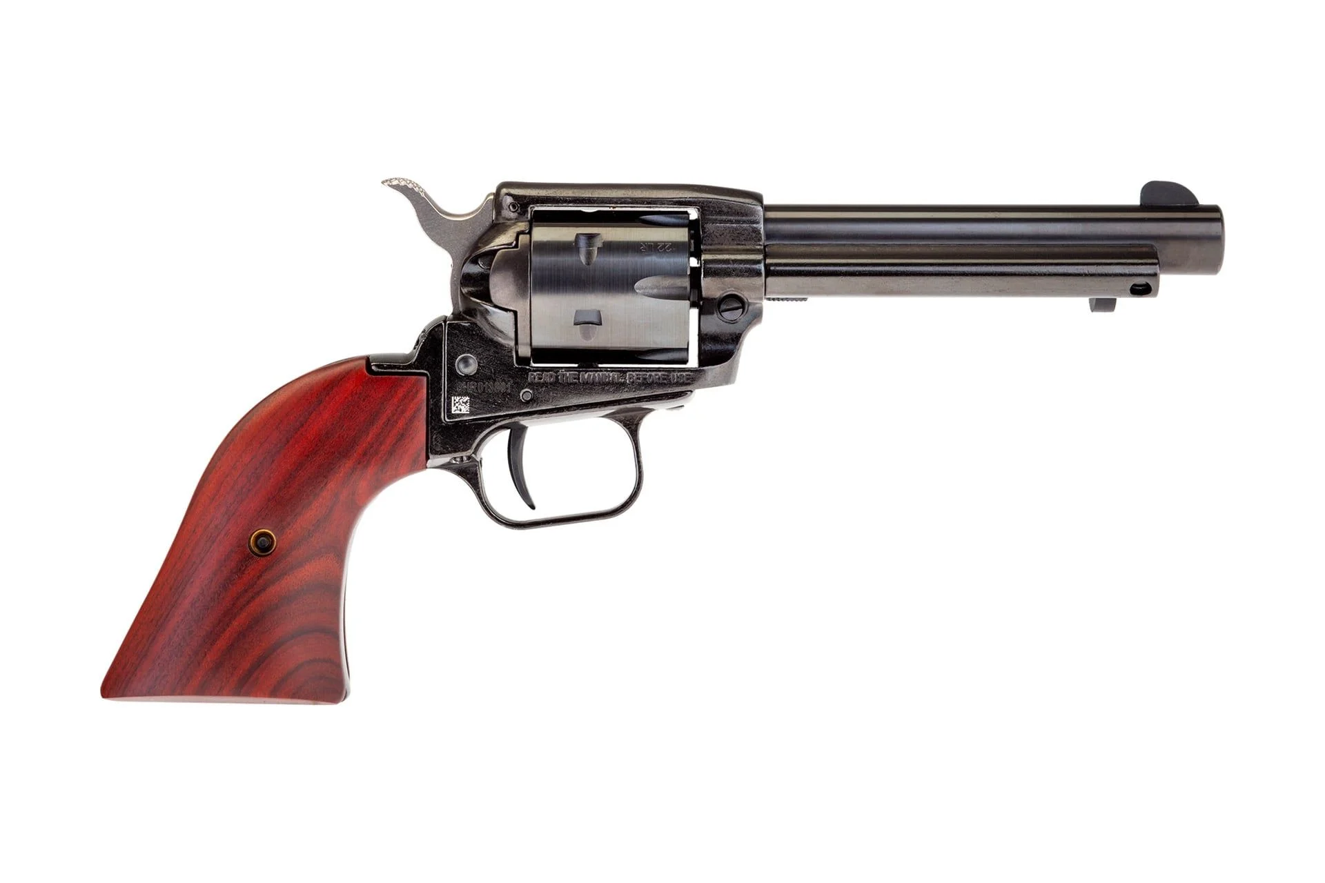 Heritage Rough Rider 4.75" .22LR 6Rd Full Size Revolver - Cocobolo - RR22B4
