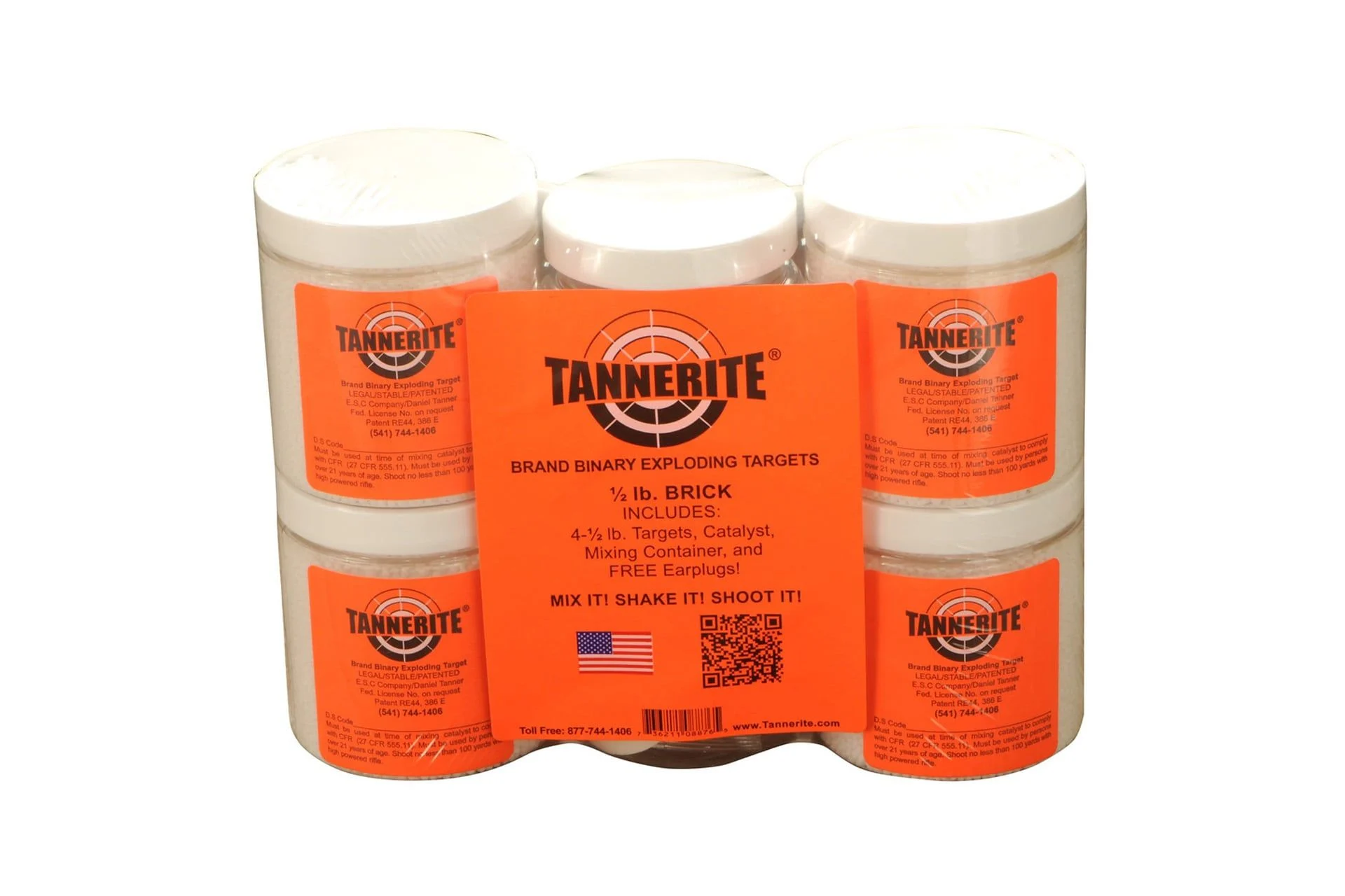 Tannerite Targets - 1/2 Lb - 4 Pack - 1/2 BR