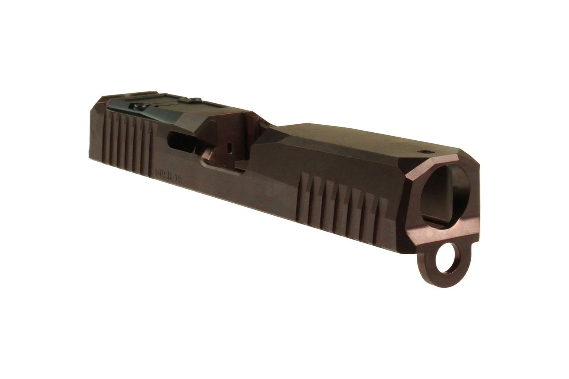 Lone Wolf Arms Dusk G19 9mm Stripped Slide for Glock 19 Gen 3 - RMR Cut - Bronze - LWD-DKSlide19-G3-ORB