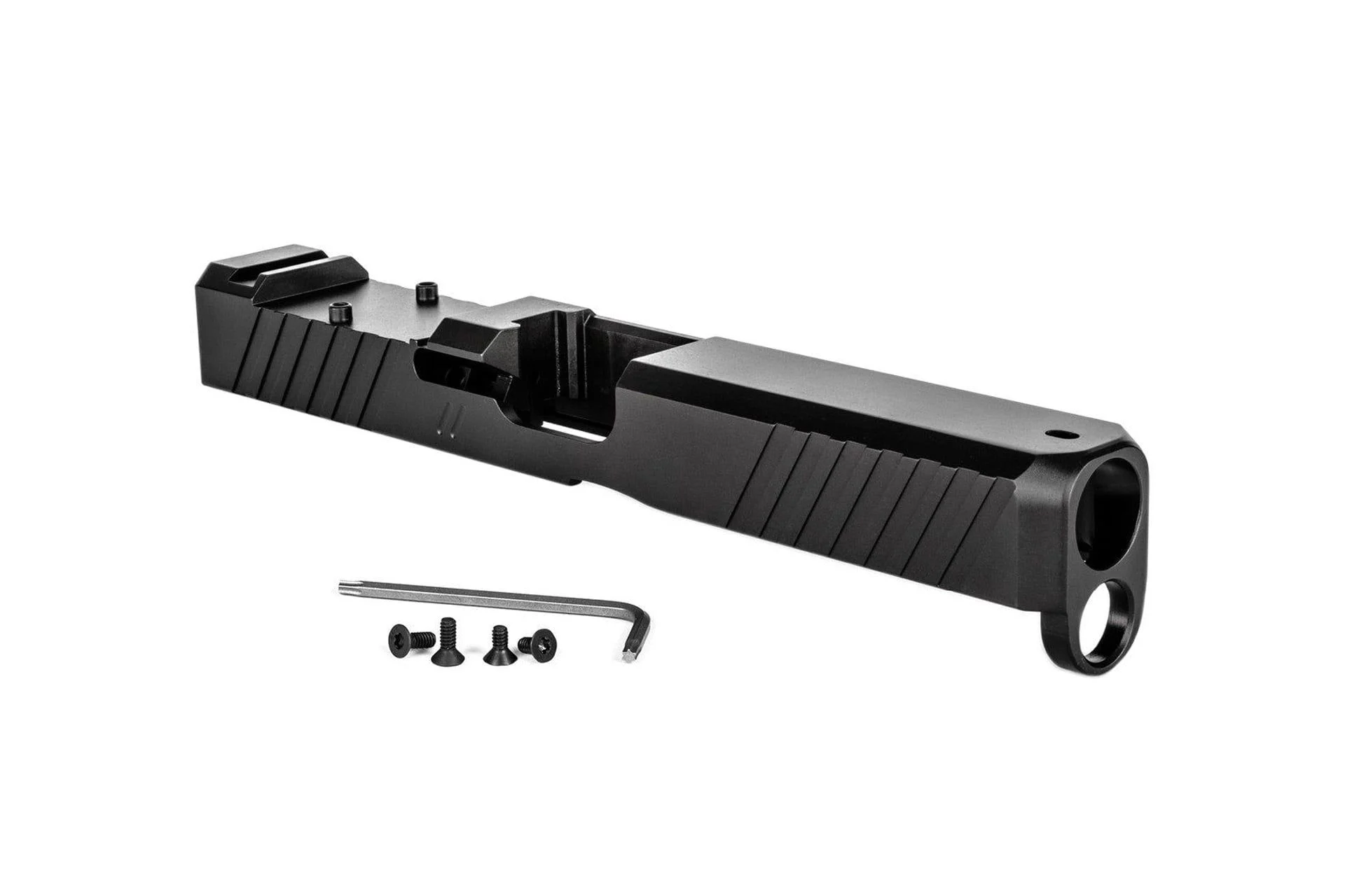 Zev Technologies Z17 Duty Stripped Slide Fits GLOCK 17 Gen 5 - RMR Cut - Black - SLD-Z17-5G-DUTY-RMR-BLK