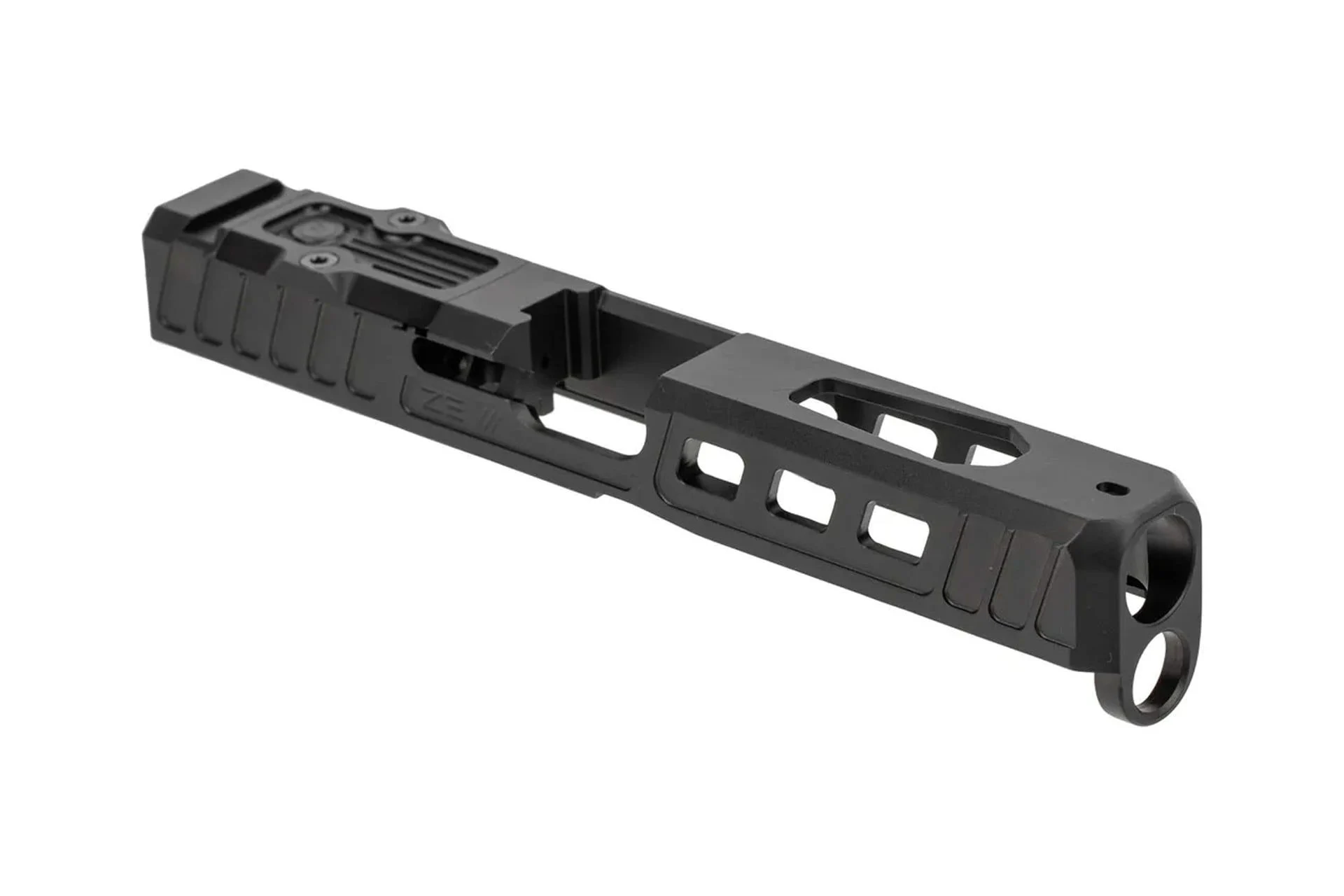 Zev Technologies Z17 Hellbender Stripped Slide Fits GLOCK 17 Gen 5 - RMR Cut - Black - SLD-Z17-5G-HEL-RMR-B