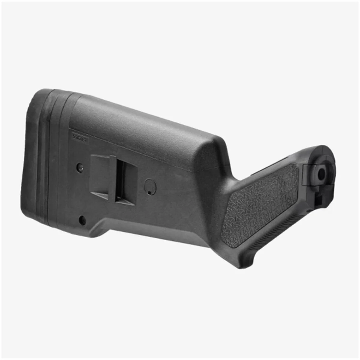 Magpul Industries, SGA Stock, Fits Mossberg 500/590, Black - MPIMAG490BLK