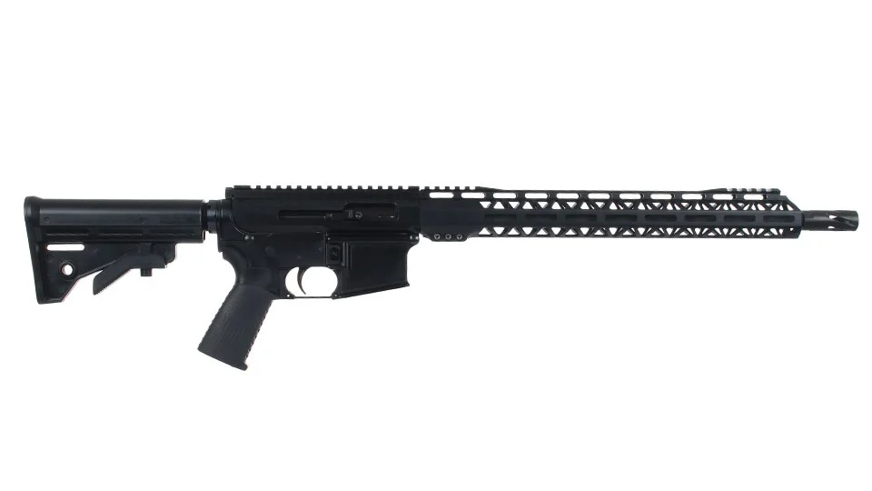 BC-22 | .22 Magnum (WMR) Right Side Charging Rifle |16" Parkerized Heavy Barrel | 1:16 Twist | Blowback Gas System | Talon 15” MLOK Split Rail | No Magazine
