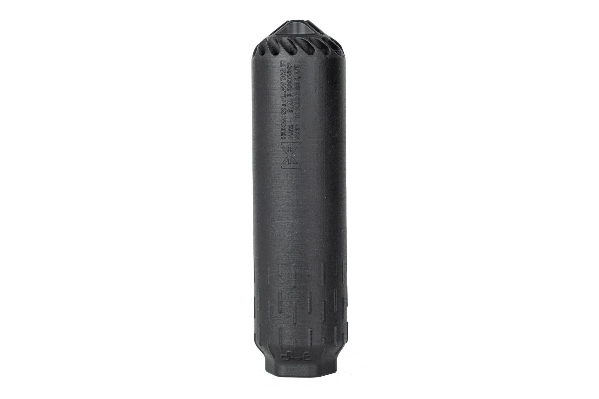 HUXWRX FLOW 7.62 TI Suppressor w/ Muzzle Brake - Black - 2748
