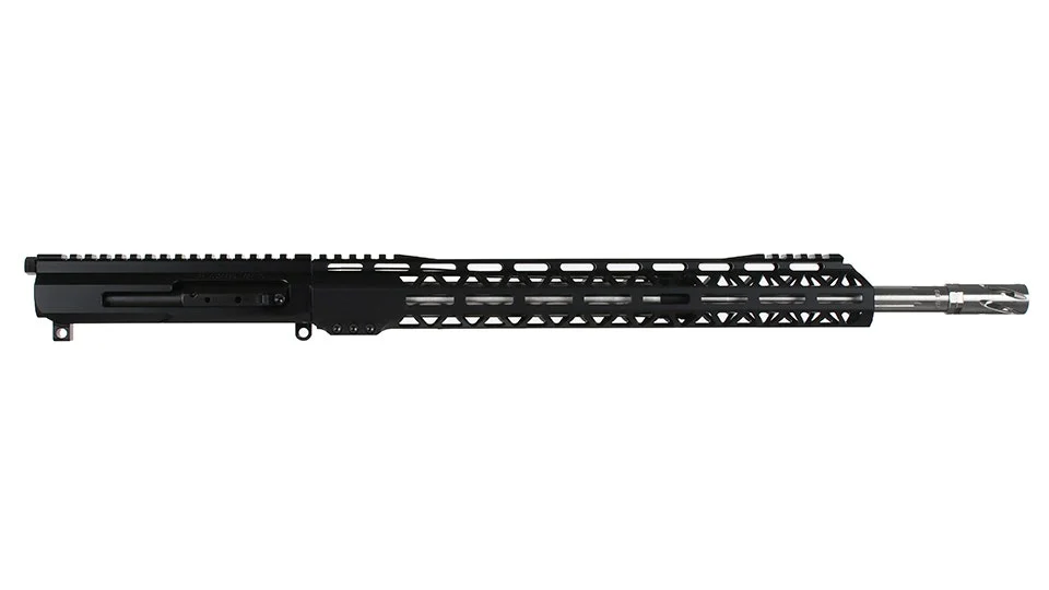 BC-15 | .223 Wylde Right Side Charging Upper | 18" 416R SS Straight Fluted Heavy Barrel | 1:8 Twist | Mid-Length Gas System | 15" MLOK Split Rail| with BCG & Charging Handle