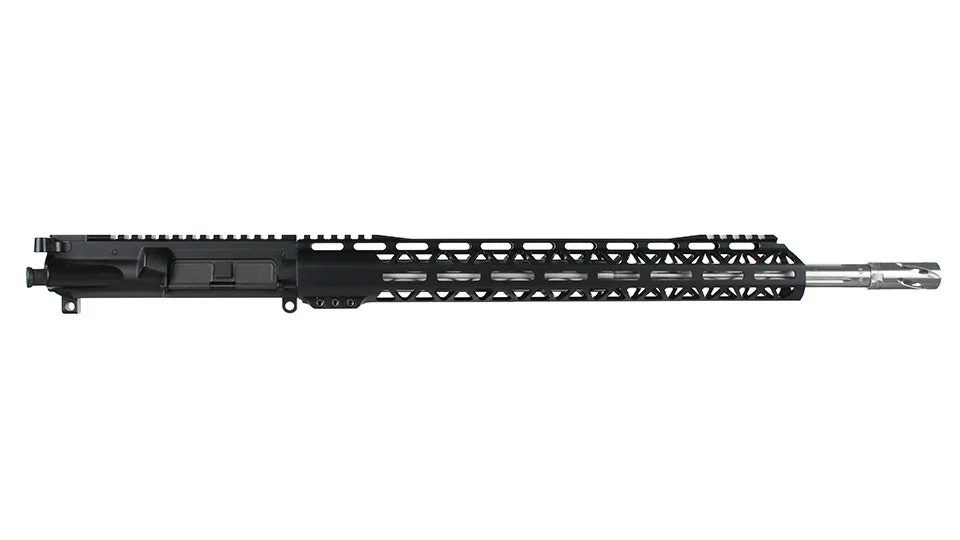 BC-15 | .223 Wylde Upper | 18" 416R  SS Straight Fluted Heavy Barrel | 1:8 Twist | Mid-Length Gas System | Talon 15” MLOK Split Rail | with BCG & Charging Handle