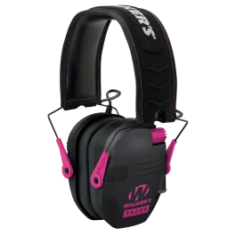 Walkers Game Ear Razor Slim Electronic Ear Muffs 23 dB (Pink/Black)